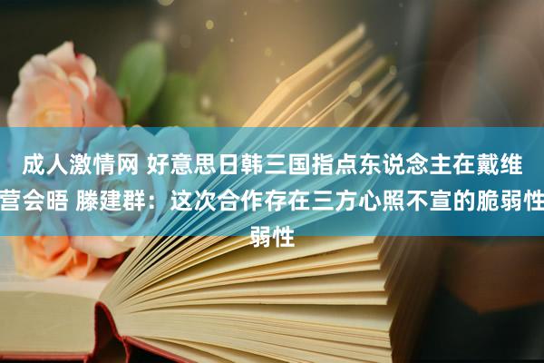 成人激情网 好意思日韩三国指点东说念主在戴维营会晤 滕建群：这次合作存在三方心照不宣的脆弱性