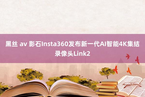 黑丝 av 影石Insta360发布新一代AI智能4K集结录像头Link2