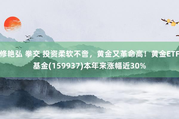 修艳弘 拳交 投资柔软不啻，黄金又革命高！黄金ETF基金(159937)本年来涨幅近30%