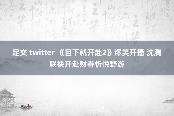 足交 twitter 《目下就开赴2》爆笑开播 沈腾联袂开赴财眷忻悦野游