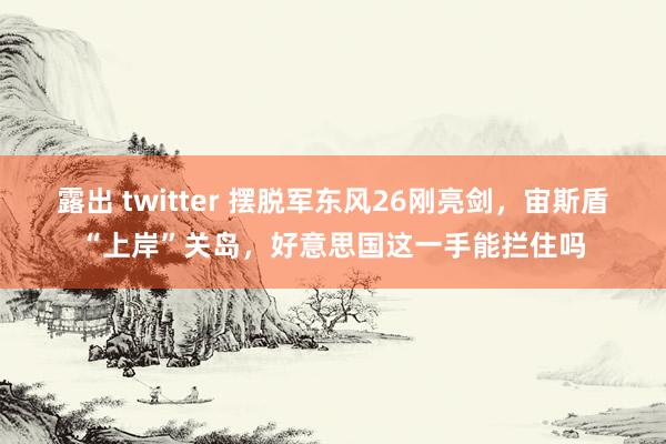 露出 twitter 摆脱军东风26刚亮剑，宙斯盾“上岸”关岛，好意思国这一手能拦住吗