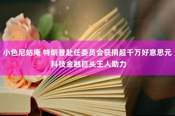 小色尼姑庵 特朗普赴任委员会获捐超千万好意思元 科技金融巨头王人助力