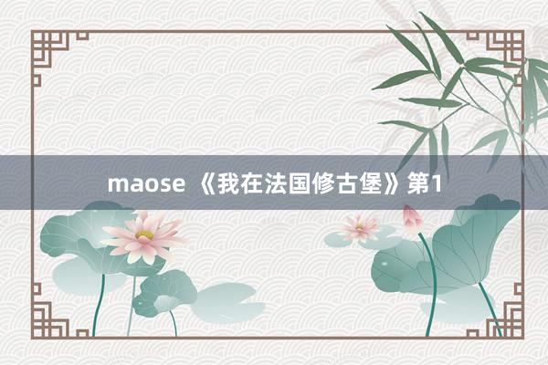 maose 《我在法国修古堡》第1