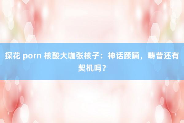 探花 porn 核酸大咖张核子：神话蹂躏，畴昔还有契机吗？