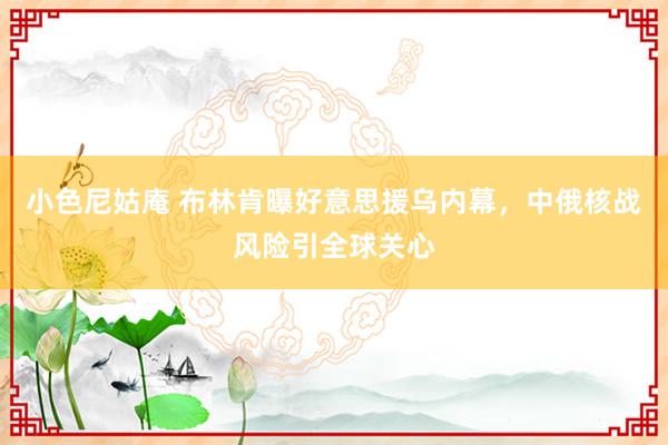 小色尼姑庵 布林肯曝好意思援乌内幕，中俄核战风险引全球关心