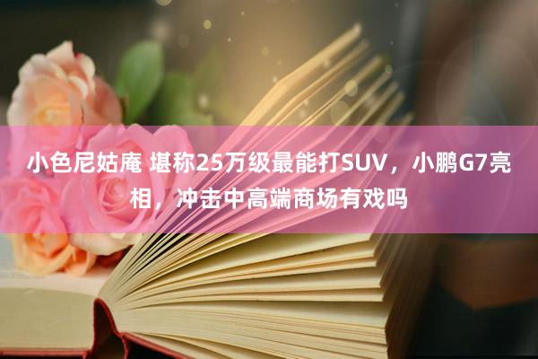 小色尼姑庵 堪称25万级最能打SUV，小鹏G7亮相，冲击中高端商场有戏吗